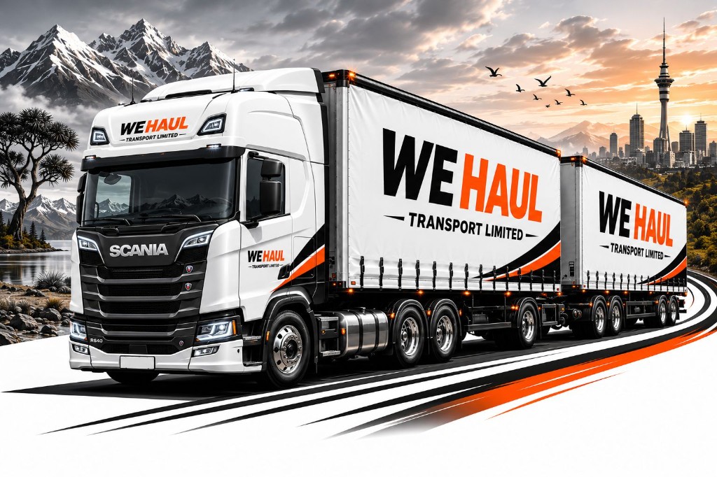 WeHaul Transport Limited truck and trailers